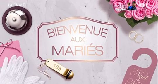 Bienvenue aux mariés (TF1) : Jordie & Jordan avec France & Roselyne, Alexandra & Robert, Michèle & Pierre Gabriel et Sabine & Christine