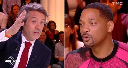 Quotidien : Yann Barthès boosté par Will Smith, Cyril Hanouna en résistance