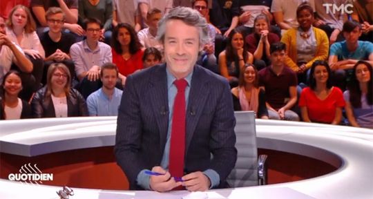 Quotidien : Marine Le Pen dévisagée, Yann Barthès fait trembler Cyril Hanouna