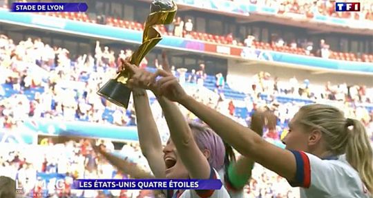 Etats-Unis / Pays-Bas : quelle audience pour la finale de la Coupe du monde féminine et la victoire américaine sur TF1 ?