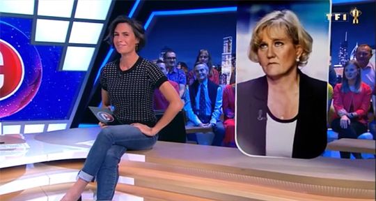C’est Canteloup : Alessandra Sublet en chute libre avec Marine Le Pen et Nadine Morano