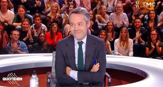 Quotidien : Yann Barthès conserve le leadership mais voit Cyril Hanouna réapparaître dans son rétroviseur