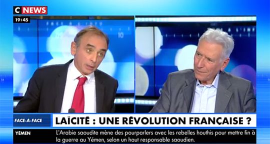 Face à l’info / Zemmour et Naulleau (Audiences TV) : Eric Zemmour bat tous les records sur CNews mais perd en puissance sur Paris Première