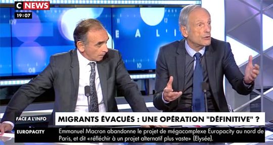 Face à l’info : Eric Zemmour dynamise CNews, BFMTV relègue LCI en audience