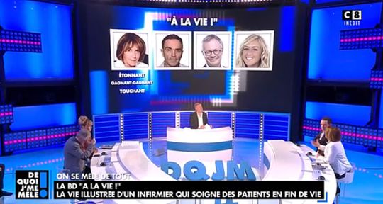 De quoi j’me mêle (bilan d’audience) : Eric Naulleau et Yann Moix face à ONPC, C8 en sérieuse difficulté