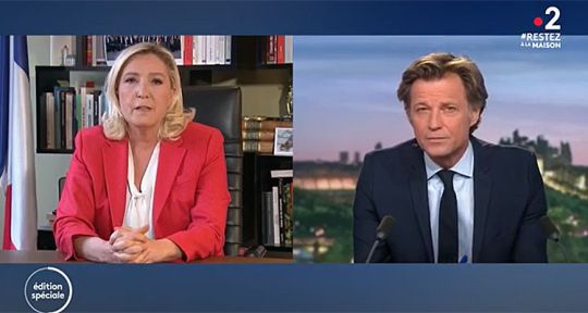 Audiences TV : Marine Le Pen / Anne-Claire Coudray, qui a gagné le duel des JT à 20 heures ?