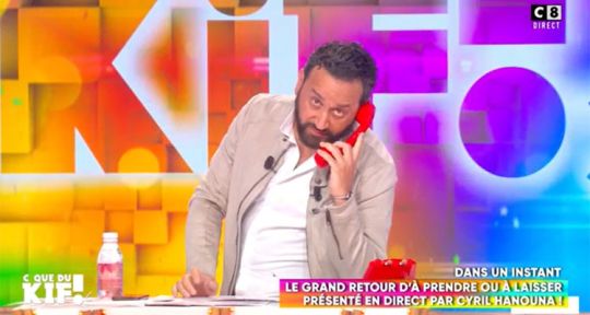 TPMP / C que du kif : Valérie Bénaïm dans l’angoisse, Cyril Hanouna s’accroche en audience