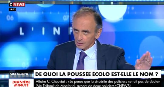 Face à l’info : Eric Zemmour dénonce un endoctrinement, Christine Kelly décroche en audience