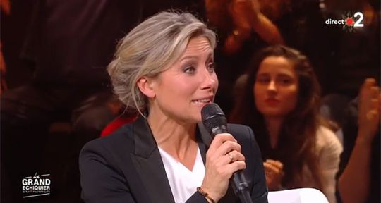 Le grand échiquier (France 2) : Anne-Sophie Lapix avec Zahia Ziouani, Grand Corps Malade, Sofiane Pamart, Nathalie Dessay... 