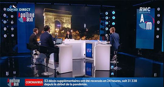 Apolline Matin : Apolline de Malherbe se renforce, Jean-Jacques Bourdin électrise BFMTV