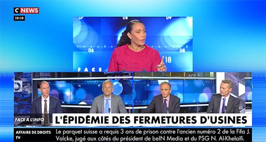 Face à l’info : Eric Zemmour en duel avec Jean-Luc Mélenchon, Christine Kelly conserve sa puissance