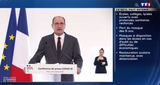 Audiences TV Access (Jeudi 29 octobre 2020) : Jean Castex très suivi sur TF1 et France 2, Objectif Top Chef et C à vous en baisse, nette hausse pour 28 minutes