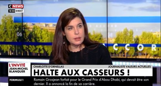CNews : un jeu dangereux pour Charlotte d’Ornellas, la journaliste se corrige