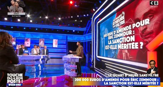 Touche pas à mon poste (C8) : sanction choquante pour Cyril Hanouna, l’affaire Éric Zemmour perturbe CNews