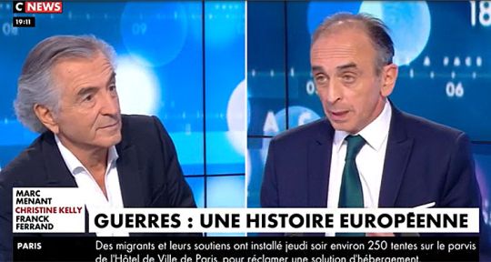 CNews : Eric Zemmour attaqué par BHL, mauvaise foi terrifiante clamée, Christine Kelly s’interpose