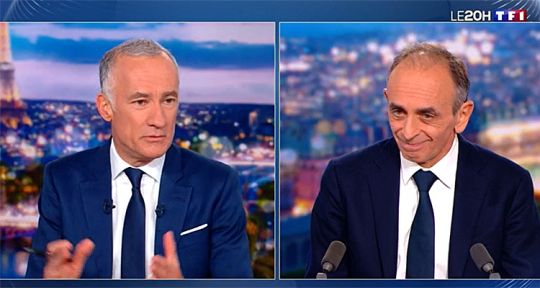 TF1 : après le départ d’Eric Zemmour, l’audience du JT 20H chute