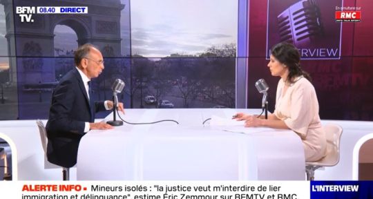 BFMTV : audience déroutante pour Eric Zemmour, Apolline de Malherbe perturbée