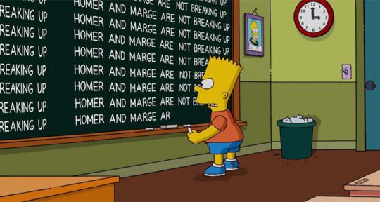 Les Simpson : Bart met fin aux rumeurs de divorce entre Marge et Homer