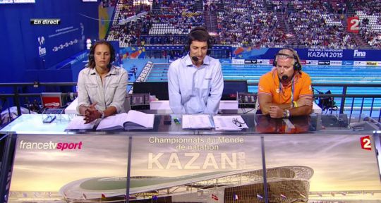 Natation : la France en or sur le 4 x 100 m nage libre, succès pour France 2