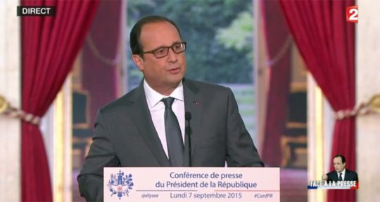 Avec sa conférence de presse, François Hollande a du mal à faire oublier Nagui et Tout le monde veut prendre sa place