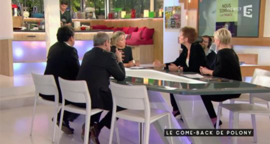 C à vous : avec Julie Andrieu et Natacha Polony, Anne-Sophie Lapix frôle le million