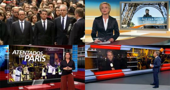Attentats à Paris : les Européens devant leur télévision pour suivre les évènements
