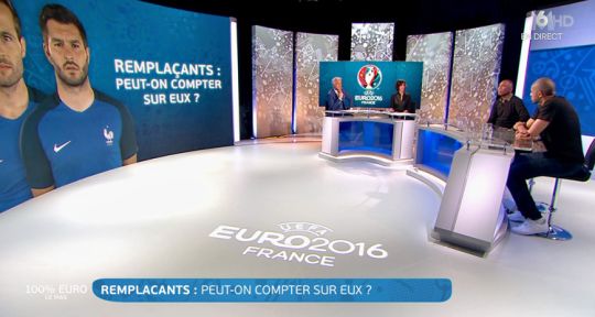 100% Euro : Nathalie Renoux et David Ginola leaders des audiences après Suisse / France sur M6