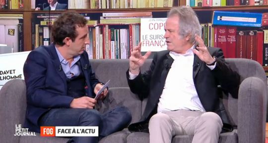 Le Petit Journal de Canal+ en pleine stagnation avec le clash Franz-Olivier Giesbert / Nicolas Dupont-Aignan