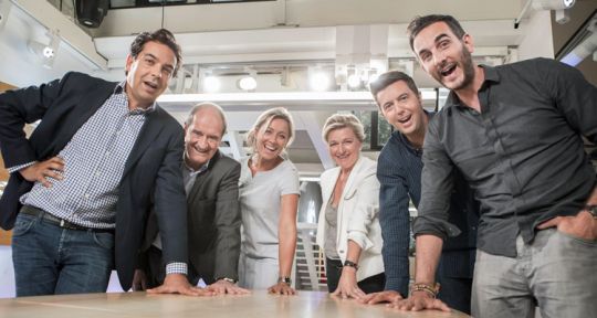 C à vous : Alessandra Sublet, Léa Salamé, Bérengère Krief, Jenifer, Baptiste Lecaplain et Eric Antoine autour de la table de Noël d’Anne-Sophie Lapix et Anne-Elisabeth Lemoine