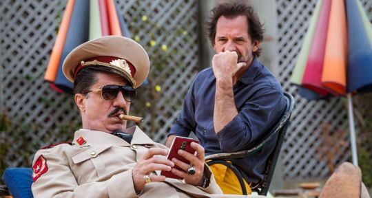 Kaboul Kitchen (saison 3) :  Michel Coulaincourt (Stéphane de Groodt) et le Colonel Amanullah (Simon Abkarian) en mission pour faire oublier Jacky (Gilbert Melki)