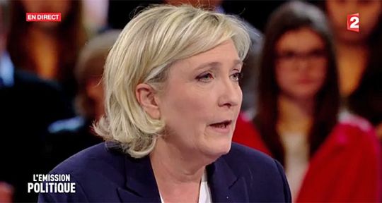 L’émission Politique : succès d’audience pour Léa Salamé et David Pujadas avec Marine Le Pen