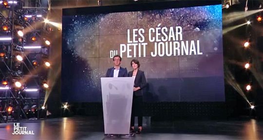 Le Petit Journal de Canal+ remet ses César à Marine Le Pen, Jean-Luc Melenchon, Gilbert Collard...
