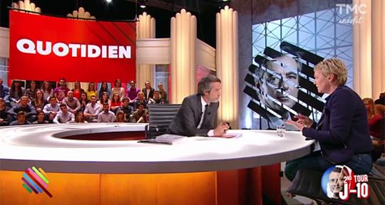 Quotidien : Hugo Clément suit Emmanuel Macron chez Whirlpool, Yann Barthès fait mieux que Cyril Hanouna