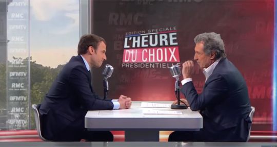 L’heure du choix (BFMTV) : Jean-Jacques Bourdin leader national avec Emmanuel Macron 
