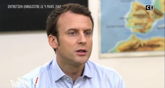 Au tableau ! : jusqu’à 1,1 million de téléspectateurs pour Emmanuel Macron sur C8