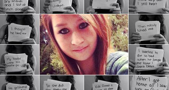 Les photos du déshonneur (M6) : L’histoire vraie d’Amanda Todd, une adolescente poussée au suicide par internet