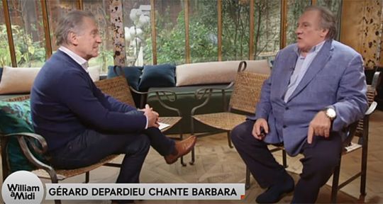 William à midi : William Leymergie progresse avec Gérard Depardieu, audience record pour C8