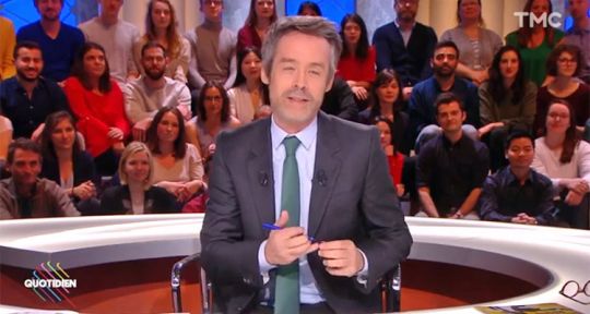 Quotidien : Yann Barthès plus fort que Cyril Hanouna avec François Damiens