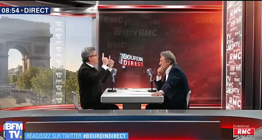 Bourdin Direct : Jean-Luc Mélenchon affole l’audience de BFMTV, Jean-Jacques Bourdin frôle le million