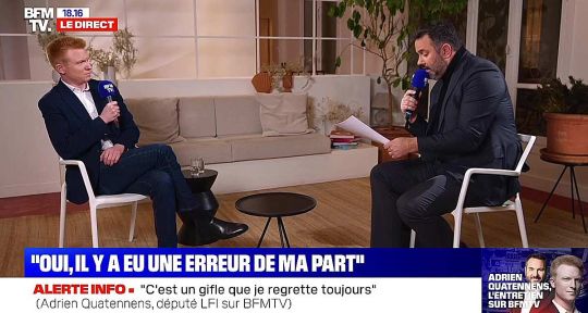 BFMTV : Bruce Toussaint explose avec Adrien Quatennens, la chaîne cède face à Pascal Praud et Christine Kelly