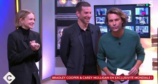 C à vous : Bertrand Chameroy se moque de la production, Anne-Elisabeth Lemoine face à Bradley Cooper et Marey Culligan