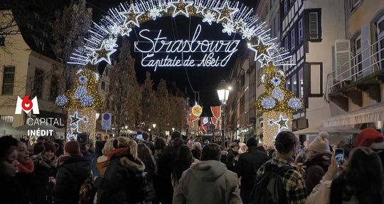 Strasbourg, le grand marché de Noël de France visité par Julien Courbet et Captal