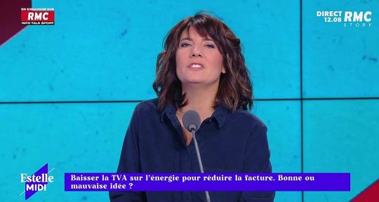 Estelle midi (RMC story) : Estelle Denis monte en puissance dans une ambiance survoltée avec Thierry Moreau, Laurent Dandrieu, Benjamin Muller....