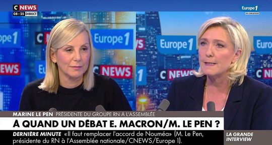 « Ce n’est pas ce que j’ai dit ! » Marine Le Pen s’en prend à Laurence Ferrari en direct sur CNews
