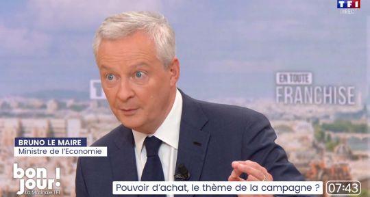 Bruno Le Maire sanctionné sur TF1 Bruno Le Maire sanctionné sur TF1