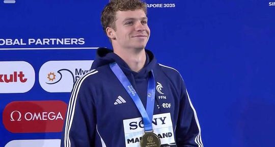 Léon Marchand pulvérise le record du monde et enflamme l’audience sur France 3