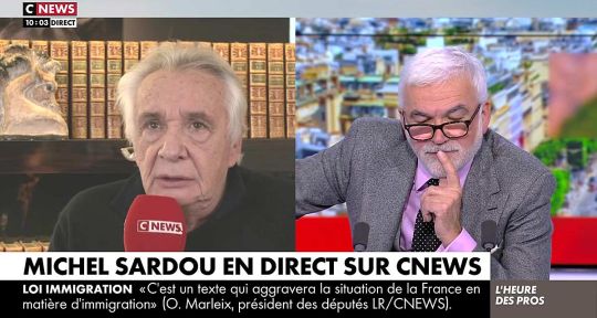 L’énorme colère de Michel Sardou sur CNews à cause d’un doigt d’honneur sur BFMTV