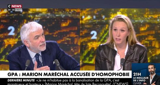 L’Heure des Pros : Pascal Praud forcé de faire partir Marion Maréchal sur CNews