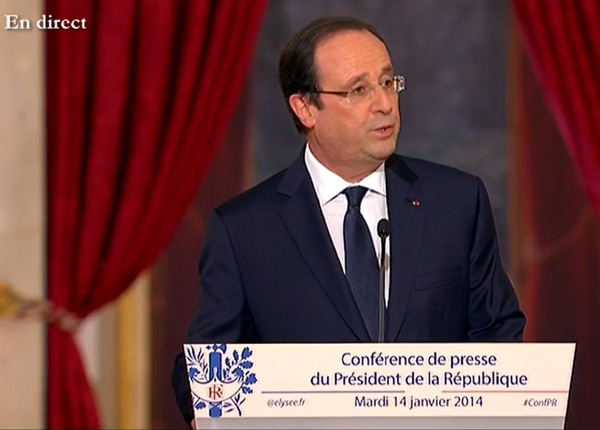 La conférence de François Hollande booste les audiences des chaînes d’info
