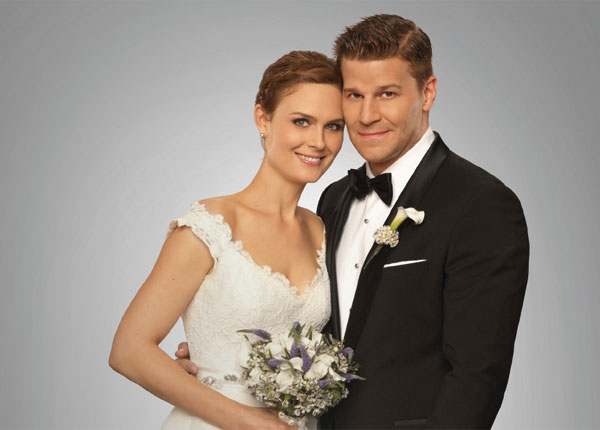 Bones : le mariage de Booth et Brennan prononcé pour la Saint-Valentin Bones : le mariage de Booth et Brennan prononcé pour la Saint-Valentin